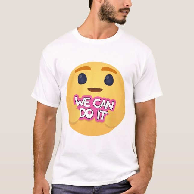 Vi kan göra det om Emojis T Shirt (Framsida)