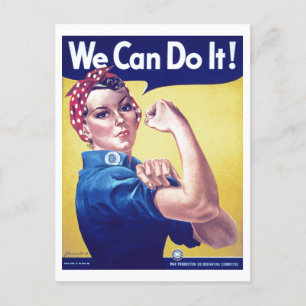 Vi kan göra det på plats i Riveter USA, Förenade S Helg Vykort