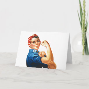 Vi kan göra det på Rosie the Riveter Women Power C Kort