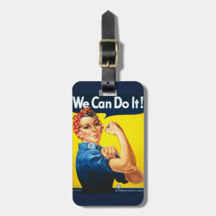 Vi kan göra det på Rsie Riveter Bagagebricka