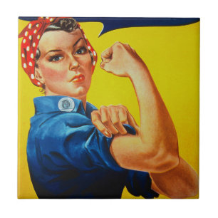 Vi kan göra det på Rsie Riveter Kakelplatta