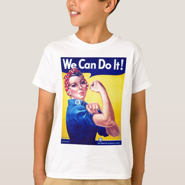 Vi kan göra det på Rsie Riveter Tee (Framsida)