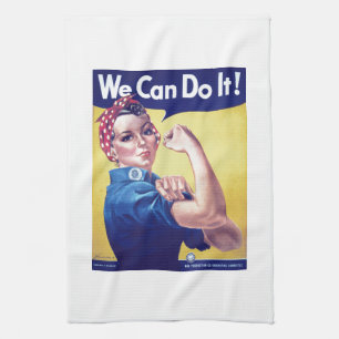 Vi kan göra det på Rsie the Riveter United Stater Kökshandduk