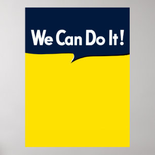 Vi kan göra det. poster
