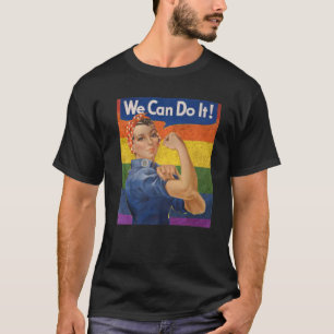 Vi kan göra det Rosey Rosy vi. T Shirt