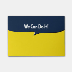 Vi kan göra det Rosie Post-it Block