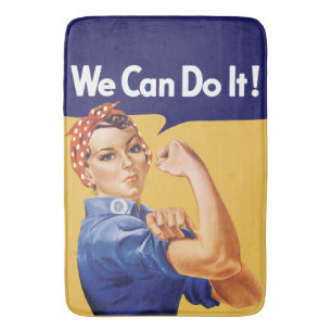 Vi kan göra det! Rosie riveteren Badrumsmatta