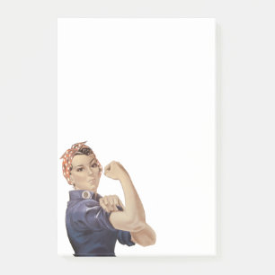 Vi kan göra det Rosie riveteren Post-it Block