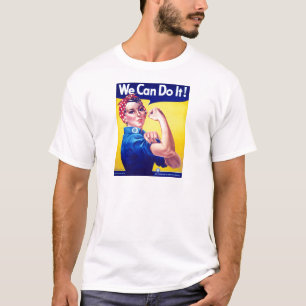 Vi kan göra det Rosie riveteren T Shirt