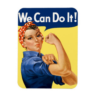 Vi kan göra det! Rosie the Riveter Magnet