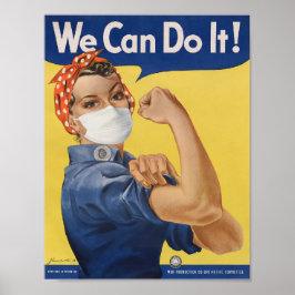 Vi kan göra det! Rosie the Riveter Poster