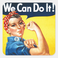 Vi kan göra det! - Rosie the Riveter Vintage Icon