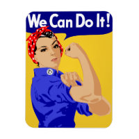 Vi kan göra det! Rosie The Riveter WII Poster