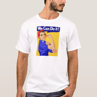 Vi kan göra det! Rosie The Riveter WII Poster Tee