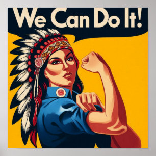 Vi kan göra det som en inhemsk amerikansk Poster
