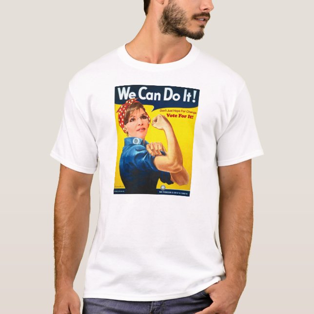 Vi kan göra det! t shirt (Framsida)