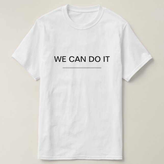 VI KAN GÖRA DET T SHIRT (Design framsida)