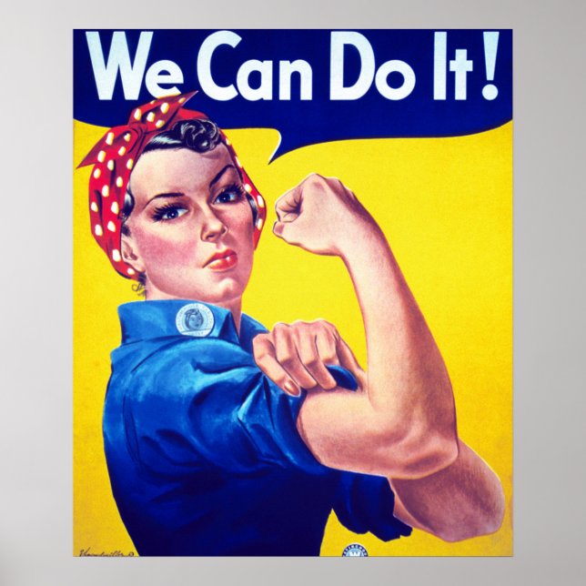 Vi kan göra det Världskrig II Poster propaganda (Framsidan)
