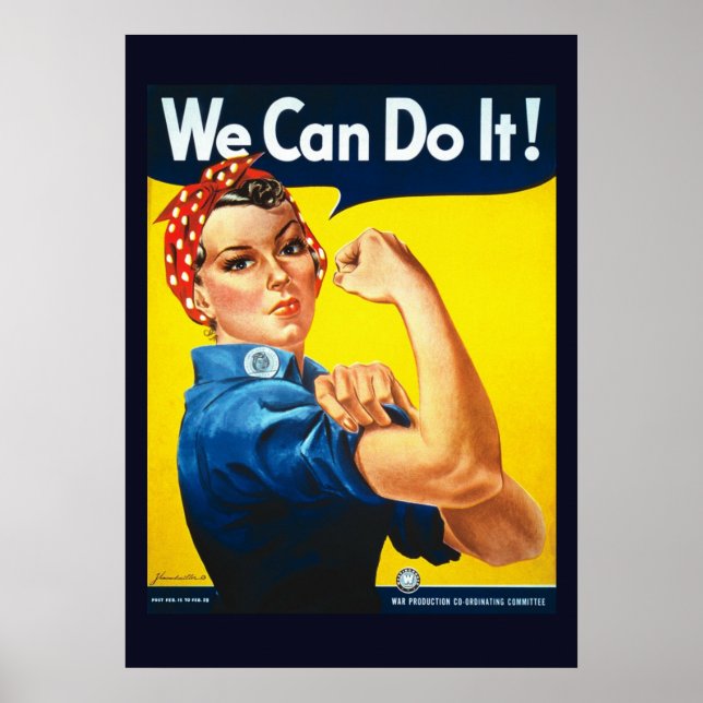 Vi kan göra det Världskrig II Poster propaganda (Framsidan)