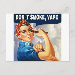 Vi kan göra det! Vi kan Vape! Vykort
