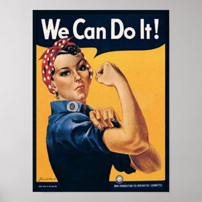 Vi kan göra det Vintage annons Poster (Framsidan)