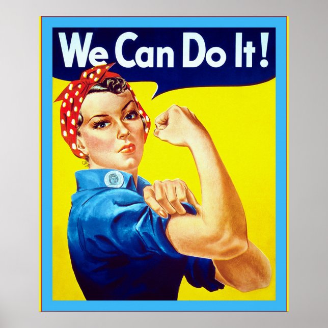 Vi kan göra det! ~ VINTAGE VÄRLDSKRIG 2 Poster (Framsidan)