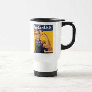 Vi kan göra det! - Vitbilmugg Resemugg