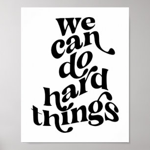 Vi kan göra ett hårt vågsteckensnitt för Sak Poster