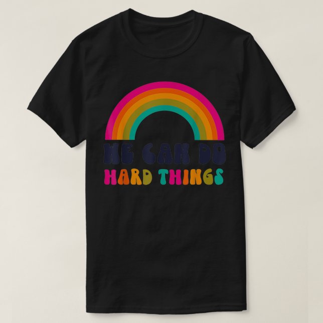 Vi kan göra hårt Sak (Ashley Scott-design)  T Shirt (Design framsida)