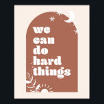 Vi kan göra hårt Sak Boho Arch Poster<br><div class="desc">Vi kan göra hårt Sak Boho Arch</div>