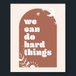 Vi kan göra hårt Sak Boho Arch Poster<br><div class="desc">Vi kan göra hårt Sak Boho Arch</div>