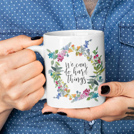 Vi kan göra hårt Sak, inspirationcitera modern Kaffemugg