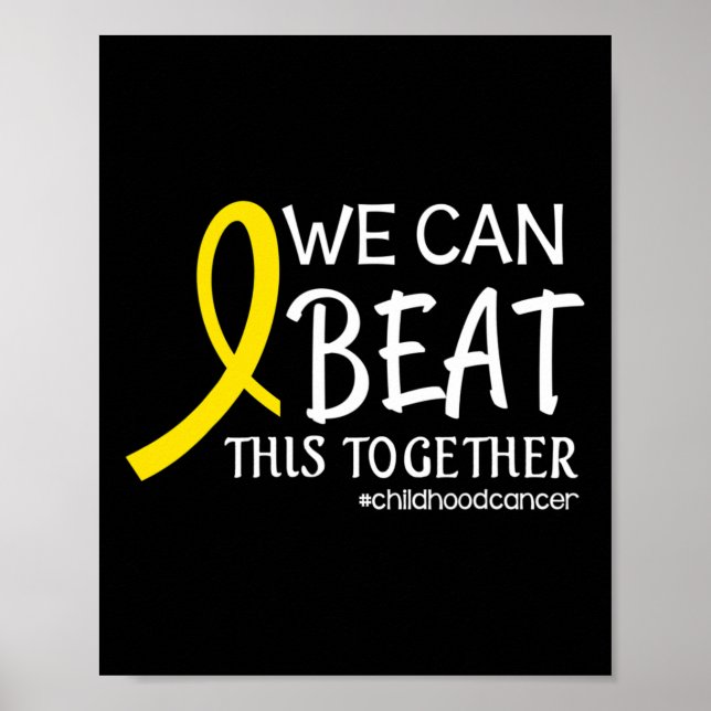 Vi kan hantera detta tillsammans med barncancervår poster (Framsidan)