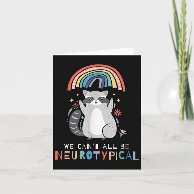 Vi Kan Inte Alla Vara Neurotypiska Autism Adhd Med Kort (Framsida)