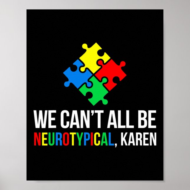Vi kan inte alla vara neurotypiska poster (Framsidan)