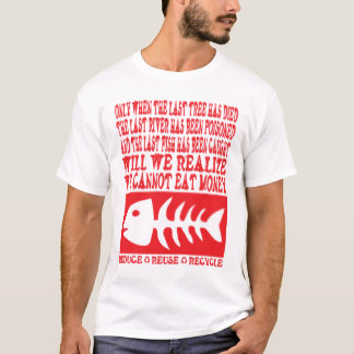 Vi kan inte äta pengar t-shirt
