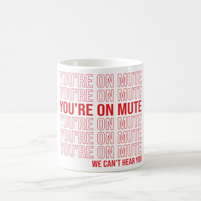 Vi kan inte höra dig, du är på tyst magisk mugg (Center)