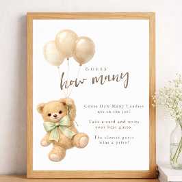 Vi Kan Knappast Vänta Baby Shower Gissa Hur Många Poster