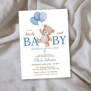 Vi Kan Knappast Vänta Baby Shower Inbjudningar
