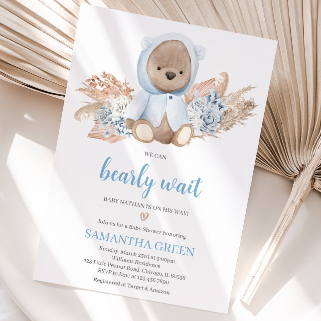 Vi Kan Knappast Vänta Baby Shower Inbjudningar (Skapare uppladdad)