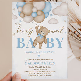 Vi Kan Knappast Vänta Baby Shower Inbjudningar