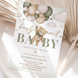 Vi Kan Knappast Vänta Baby Shower Inbjudningar
