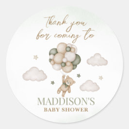 Vi Kan Knappast Vänta Baby Shower Klistermärke