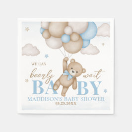 Vi Kan Knappast Vänta Baby Shower Pappersservett