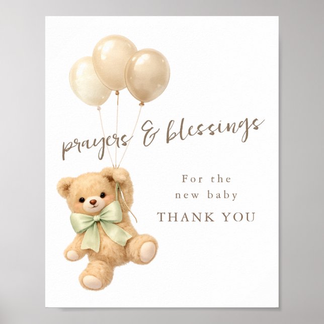 Vi Kan Knappast Vänta Baby Shower Välgångsönskning Poster (Framsidan)
