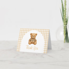 Vi Kan Knappast Vänta Babyfirande Tack Kort