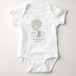 Vi Kan Knappast Vänta Ballong Björn Baby Pojke Sho T Shirt