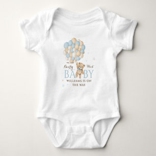 Vi Kan Knappast Vänta Ballong Björn Baby Pojke Sho T Shirt