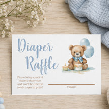 Vi Kan Knappast Vänta Blå Teddygosse Bebis Shower