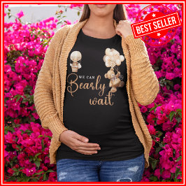 Vi Kan Knappast Vänta Cub Brun Babyfirande T Shirt